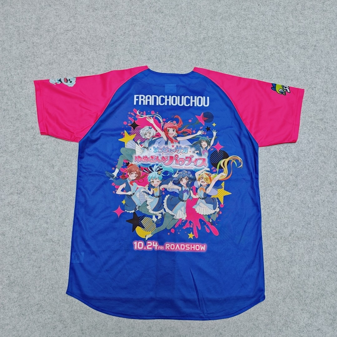 日单动漫嘻哈宽松短袖棒球服图片