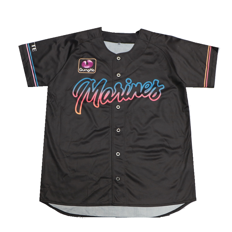 速干棒球服开衫街舞嘻哈运动T恤