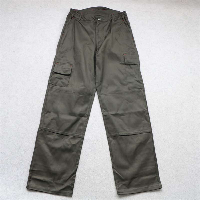 工装长裤纯棉多兜直筒裤