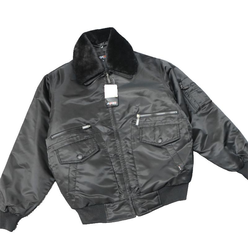 加厚夹克棉衣外套冬季可拆卸毛领