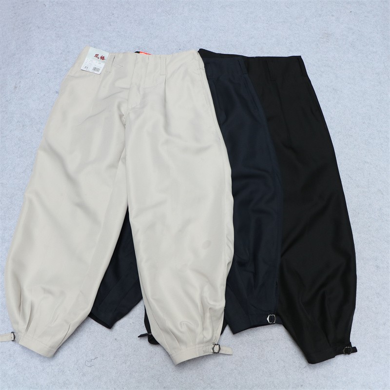 长裤宽松收口灯笼肥腿休闲滑板裤