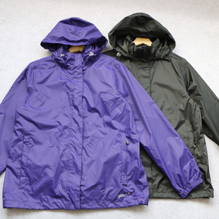 外贸春夏秋男女士户外防水冲锋衣单层薄款压胶雨衣连帽夹克衫外套