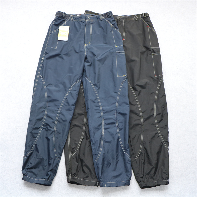 长裤尼龙多袋裤明线时尚休闲裤