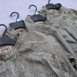 外贸欧美单男士休闲复古占领长袖衬衫春夏季宽松大码薄款防晒衬衣