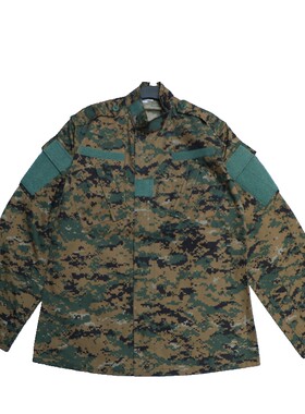 格子布耐磨工装外套训练服