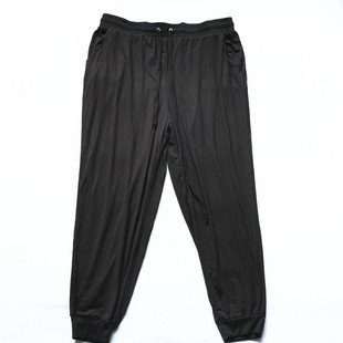 莫代尔宽松束脚裤 出口外单 肥佬弹力垂感卫裤 春夏加肥加大码 男士