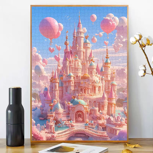 拼图1000片大型木质成年人减压儿童女孩玩具卡通动漫益智男孩拼装