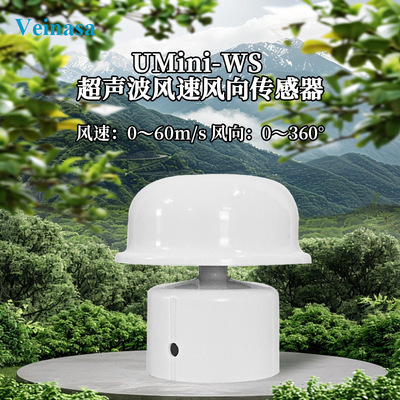 UMini-WS微型超声波风速风向传感器 风向传感器0-60M/s风速风向仪