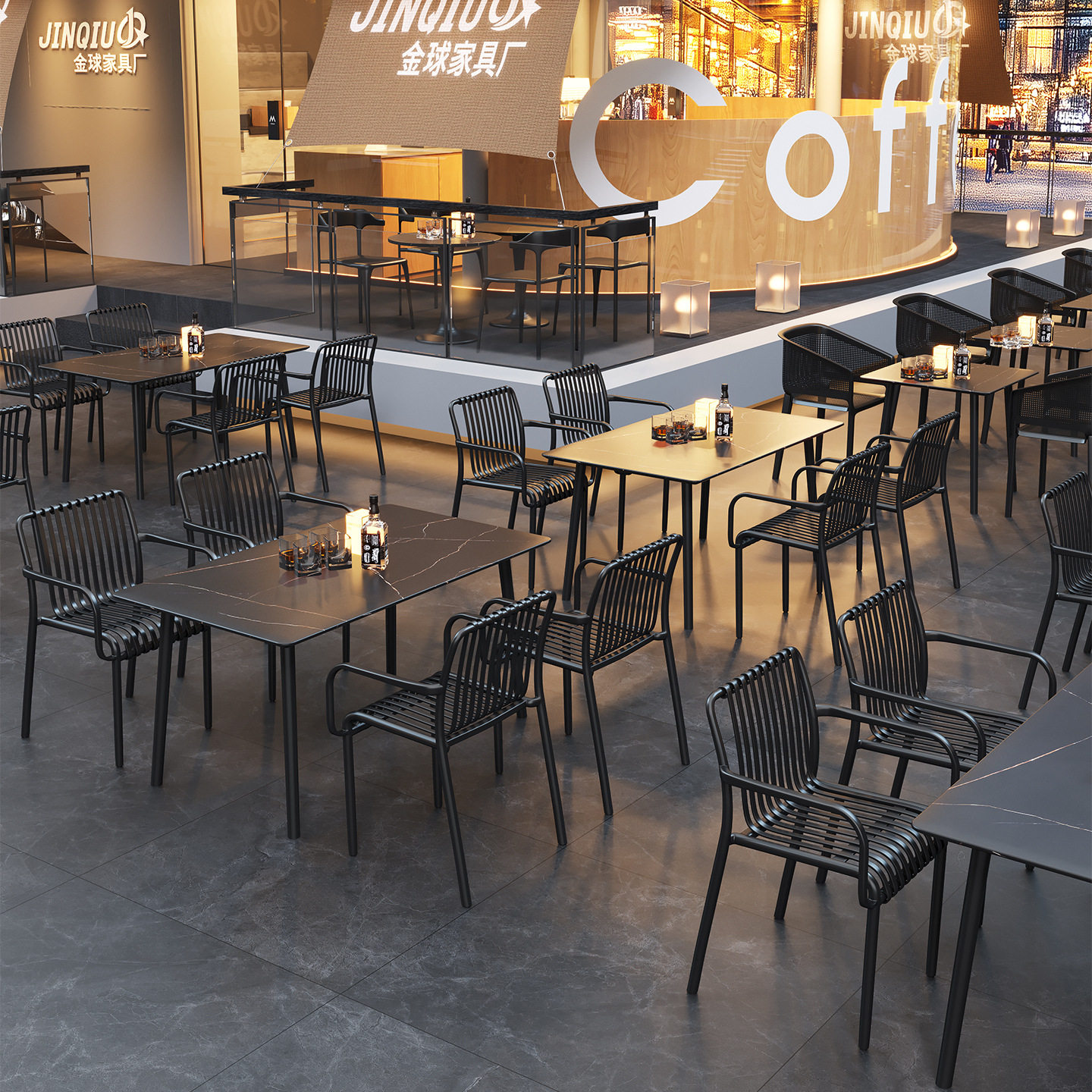 外摆户外桌椅组合奶茶店酒吧餐桌庭院露天露台室外休闲简约桌子,商业/办公家具,商用餐椅,淘宝优惠券,粉丝福利购,淘宝优惠卷