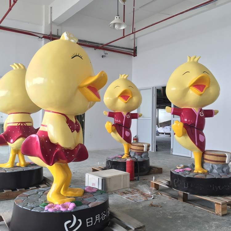玻璃钢鸭子展示道具 DP景点玻璃钢卡通公仔展示道具定制,家居饰品,落地摆件,淘宝优惠券,粉丝福利购,淘宝优惠卷