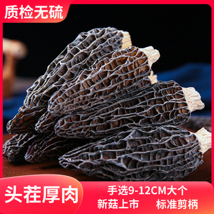 云南纯野生蘑菇特级羊肚菌干货官方旗舰店正品儿童羊肝牛肚菌青川