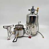 酒精汽化炉乙醇炉煮茶炉分体式 精致露营野餐炉具 高海拔便携式