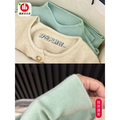 可外穿秋冬绝美针织上衣女