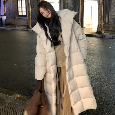 芯依梦聚酯纤维中长款通勤宽松