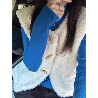 克莱茵蓝超软糯巨显白叠穿打底衫