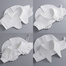 饰百搭假领 装 假领子女秋冬打底假衣领雪纺白色娃娃领韩版 毛衣衬衫