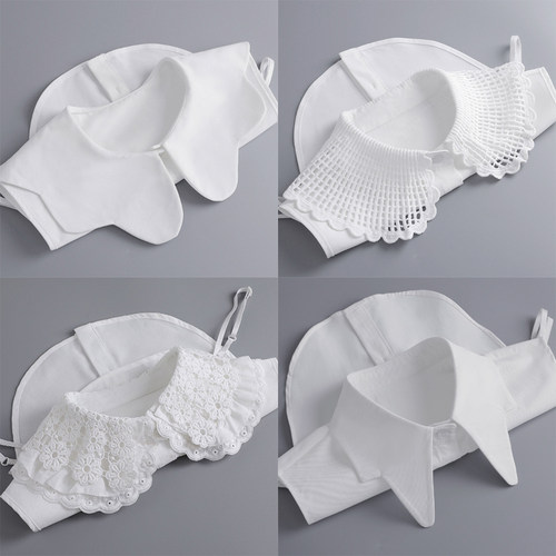 韩版雪纺假衣领秋冬打底