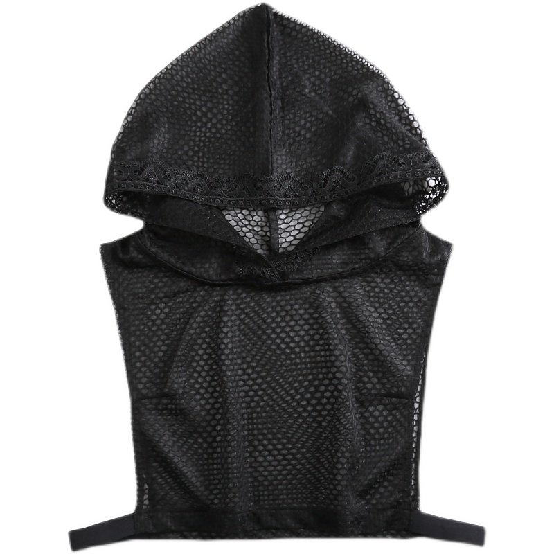 LACE FAKE COLLAR HAT LACE DECORATION FAKE HOOD COLLAR FAIRY WHITE FAKE COLLAR VERSATILE SWEATSHIRT HOODED