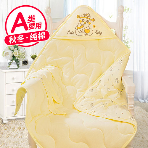 包被婴儿初生秋冬厚纯棉保暖抱被