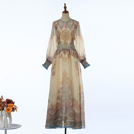 New Paisley Print Rose Floral Elastic Waist Oversized Skirt Set, 47 New Colors Available