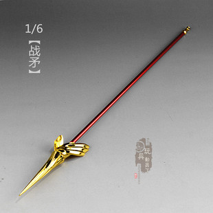 现货1/6微缩兵器模型雅典娜长矛圣域余晖战矛 12寸女兵人武器装备