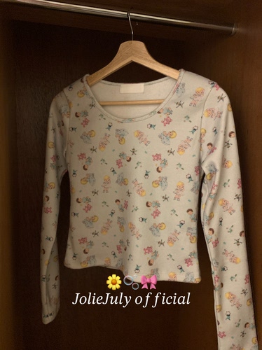 JolieJuly韩国正品 甜美baby加绒打底衫