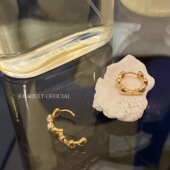 耳环金色爱心造型圈环耳饰极简新款 JolieJuly韩国代购 精致小款