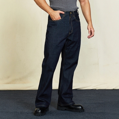 复古VINTAMERI丹宁喇叭牛仔裤