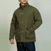 维托摩瑞复刻RRL美式 复古特氟龙防泼水工装 绗棉外套消防员大衣