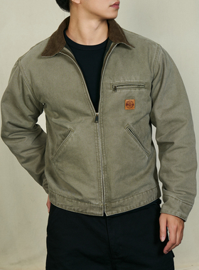 断码特价维托摩瑞美式休闲复刻J97翻领工装J01底特律夹克