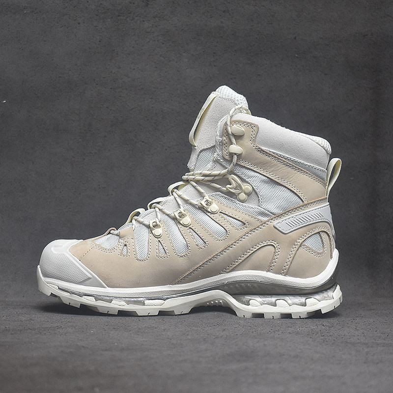 清货 4D高帮户外男鞋战术版登山鞋防水耐磨防滑真皮秋冬靴子
