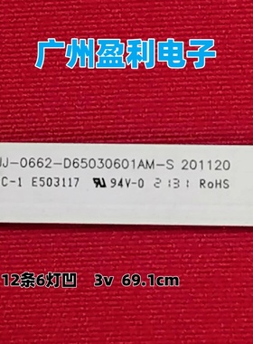 适用长城GW65HQE GW4000T-d灯条JJ-0722-D65030601AM-S背光灯