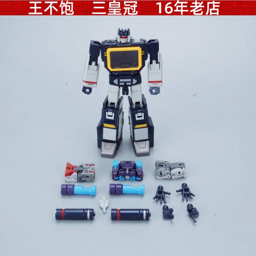 变形玩具SD01声波小比例带磁带13CM带替换手男孩机器人儿童模型