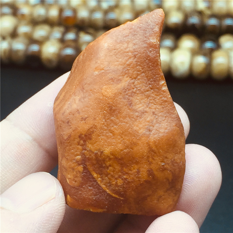 纯天然原矿蜜蜡原石全皮妖孽