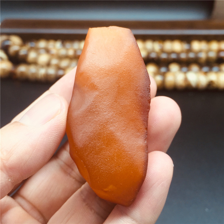 纯天然原矿琥珀蜜蜡吊坠牌子料