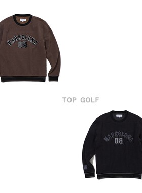 韩国代购MARK LONA高尔夫服装 25冬男圆领GOLF保暖针织长袖套头衫