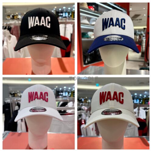 韩国代购 WAAC 高尔夫帽子 26夏男女刺绣防晒透气纯色运动鸭舌帽