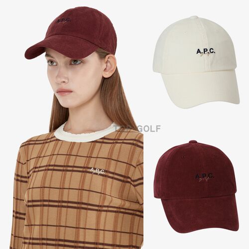韩国代购 APC 高尔夫帽子 26秋男女款刺绣字标配色遮阳运动鸭舌帽
