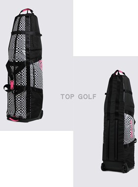 韩国代购G/FORE 高尔夫箱包 25冬女棋盘格便携运动球包罩防尘罩