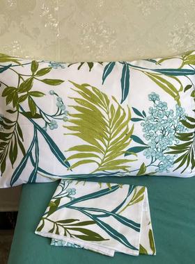 外贸出口剩余100长绒棉80纱织活性印染AD版信封开口48*74一对