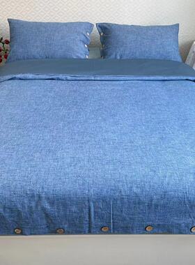 外贸出口纯棉水洗棉200*230被套枕套三件套亲肤舒适150/180床品