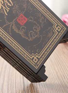 漆器仿古小屏风非遗工艺创意摆件