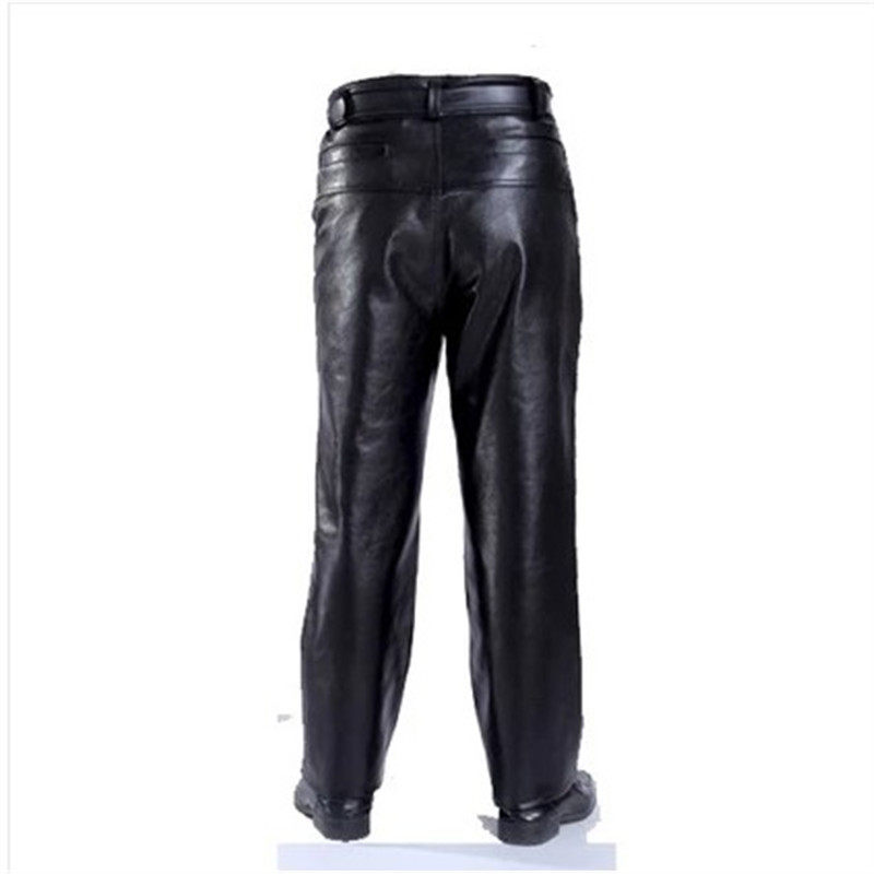 Pantalon cuir homme droit pour hiver - Ref 1492701 Image 3