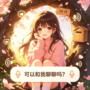 聊天树洞陪伴陪唠嗑配聊搭子语音连麦解忧情绪解压倾听排忧