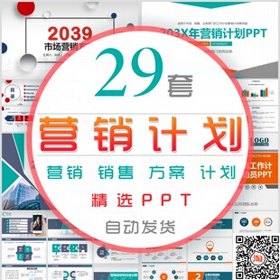 市场部营销计划年度工作报告ppt模板企业销售业绩分析总结汇报wps