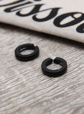 DISSOLVE耳环男无耳洞潮嘻哈潮流个性男款冷淡风网红潮人耳夹耳钉