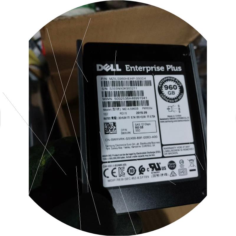 议价DELL0WXVRK议价SSD硬12GB960GSAS