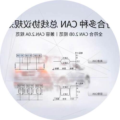 议价致远周立功USB转CAN盒卡 2路CAN总线分析仪CAN接口卡USBCAN-2