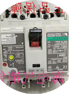 议价ADFUJI富士EW100EAGU 3P 50A漏电断路器100200500mA原装正品*