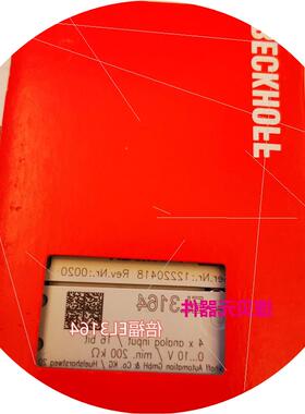 议价BECKHOFF EL3164/EL4134倍福现货模块议价$